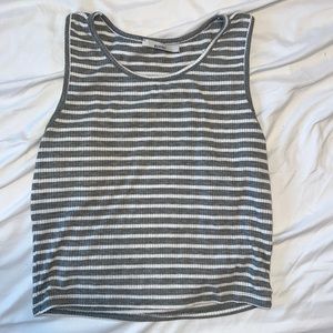 Striped tank top size medium